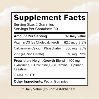 Lanulu Heightener Gummies